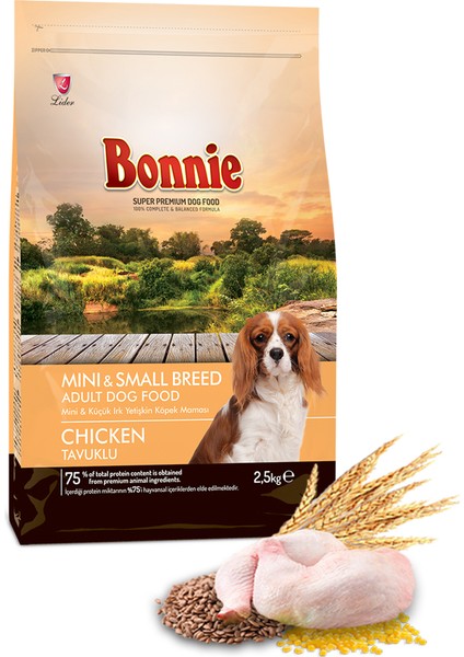 Tavuklu Küçük Irk Yetişkin Köpek Maması 2,5 Kg
