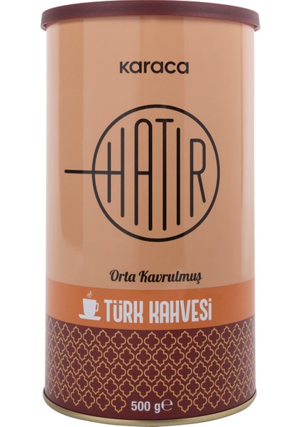 Hatır Orta Kavrulmuş Bol Köpüklü Türk Kahvesi 500 gr