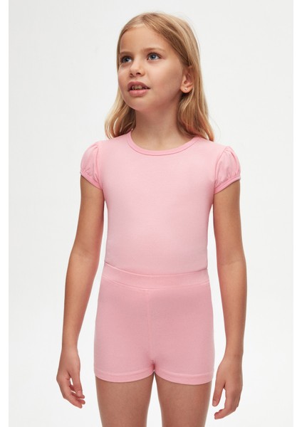 Pembe Basic Kız Çocuk Dans Şort fiyatları
