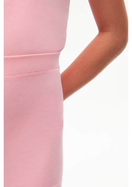 Pembe Basic Kız Çocuk Dans Şort modelleri