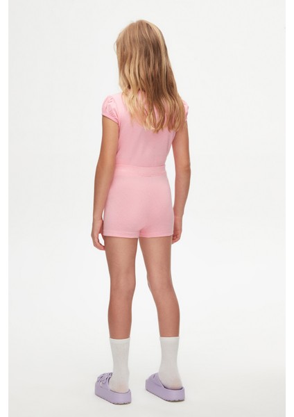 Pembe Basic Kız Çocuk Dans Şort fırsatları