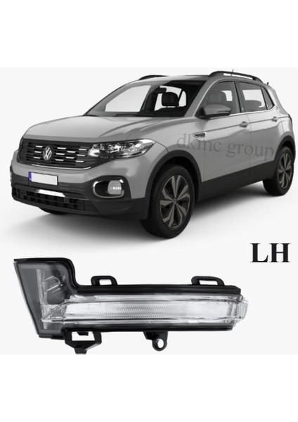 T-CROSS 2019-2023 MODEL ARASI UYUMLU SOL SÜRÜCÜ TARAFI DIŞ AYNA SİNYALİ
