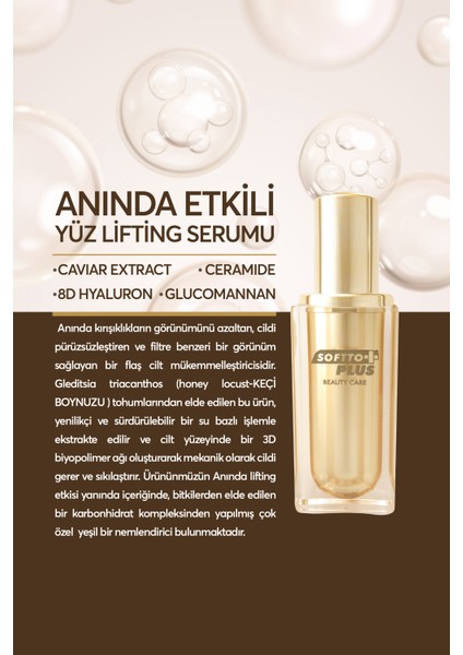 Anında Etkili Yüz Lifting Serum 50 ml