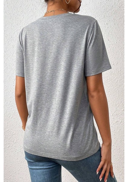 Kadın Make Up Siluet Baskılı Tasarım Tshirt Oversize Salaş fiyatları