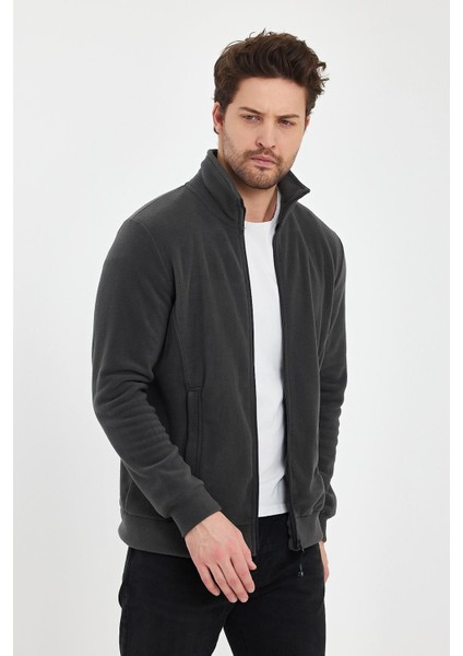 Erkek Polar Tam Fermuarlı Üşütmez Sweatshirt modelleri