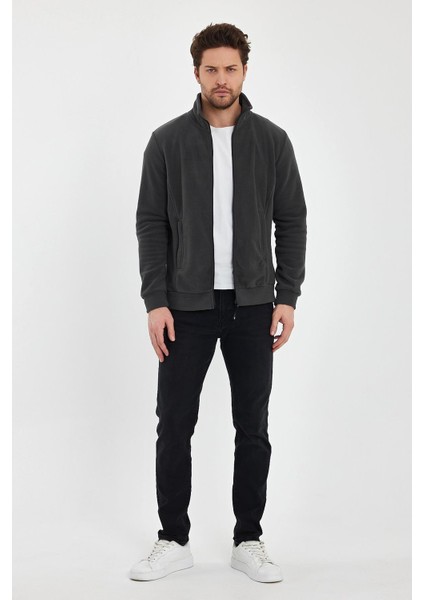 Erkek Polar Tam Fermuarlı Üşütmez Sweatshirt fırsatları