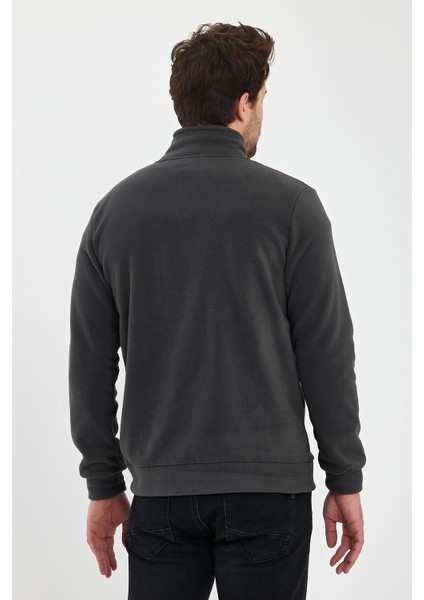 Erkek Polar Tam Fermuarlı Üşütmez Sweatshirt indirimleri