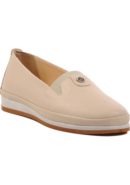 Bej Kadın Günlük Ayakkabı