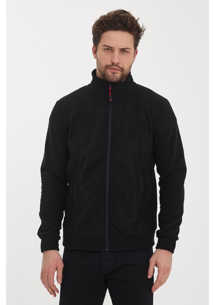 Erkek Polar Tam Fermuarlı Üşütmez Sweatshirt