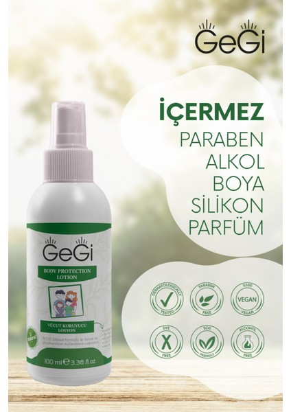 Doğal Sprey Losyon, Tüm Vücut Bebekler Için Güvenli 100ml modelleri