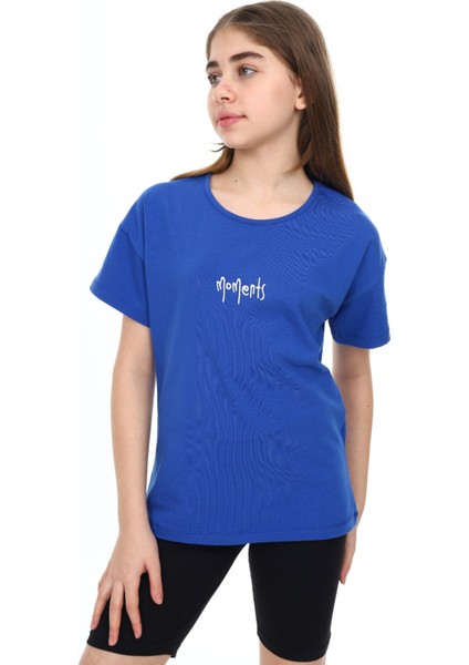 Kız Çocuk Nakışlı Tişört