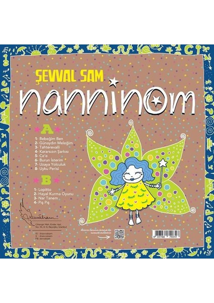 Şevval Sam Nanninom Plak (Solid Mor Renk Plak) Hediye Boyama Kartları fiyatları