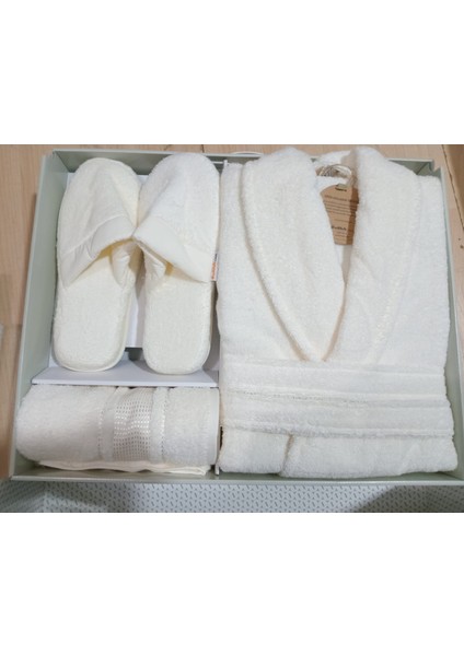Colourist Krem %100 Pamuk Banyo Seti (L)