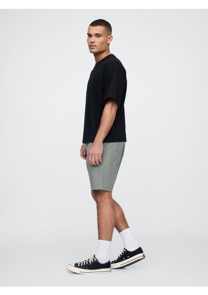 Erkek Yeşil Essential Khaki Şort