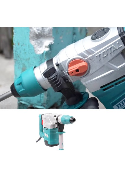 Total Kırıcı Delici 7 kg Darbeli Matkap 1600 W Metal Beton Elektropnömatik Delme Hilti 9 Joule Güç