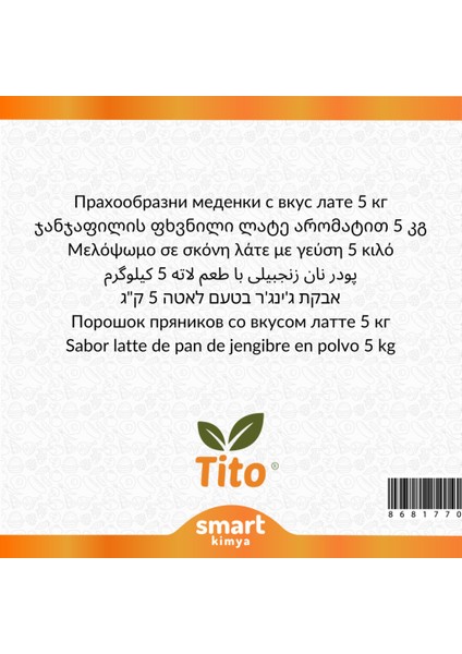 Toz Gingerbread Latte Aroması 5 kg fiyatları