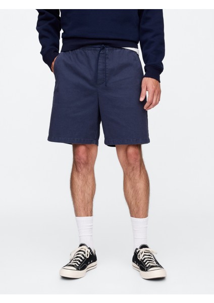 Erkek Lacivert Twill Şort indirimleri