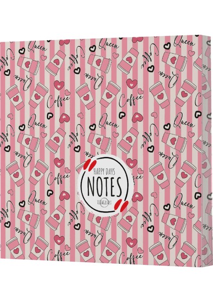 Vivago Art Kahve Serisi 15X15 Çizgisiz Defter Seti (3X160 Sayfa)