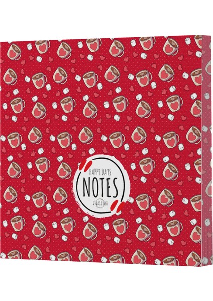 Vivago Art Kahve Serisi 15X15 Çizgisiz Defter Seti (3X160 Sayfa)