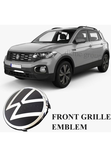 T-CROSS 2019-2023 MODEL ARASI UYUMLU ÖN PANJUR IZGARA ARMASI AMBLEMİ LOGOSU