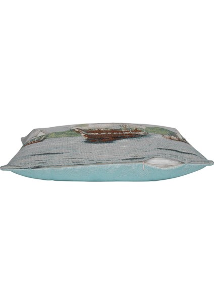 Belıeve Vintage Ship Jakarlı Dokuma Goblen Dekoratif Kırlent 35 x 55 fiyatları