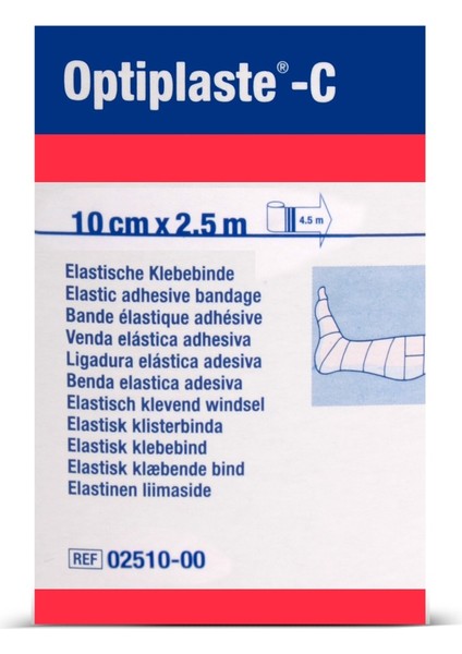 Optiplast C 10CM x 2,5m Bsn Sert Yapışkan Bandaj