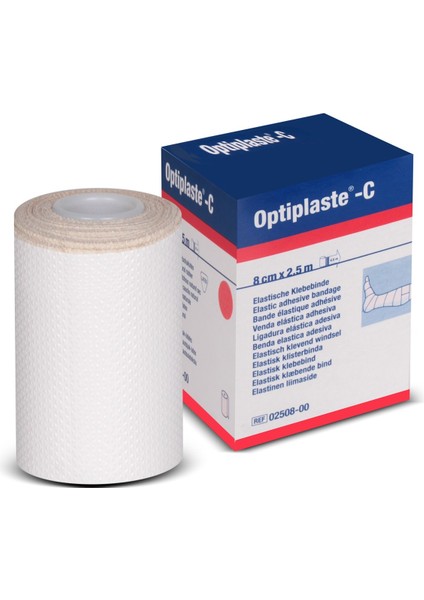 Optiplast C 8cm x 2,5m Bsn Sert Yapışkan Bandaj