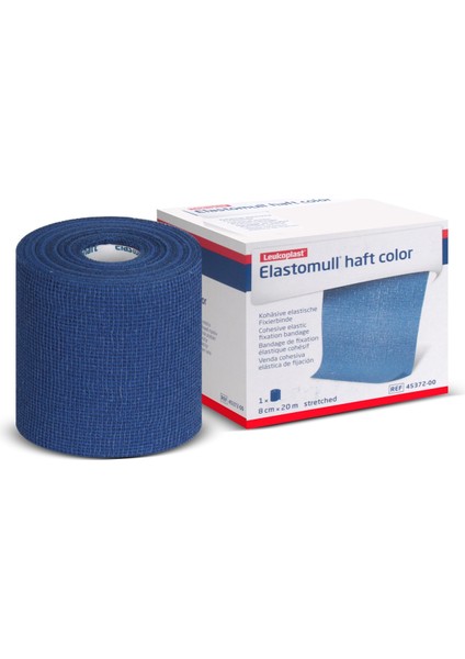 Elastomull Haft Lf Bsn Fiksasyon Bandajı 8cm x 20M Mavi