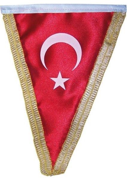 Üçgen Simli Bayrak 15X22,5 - 3 Adet