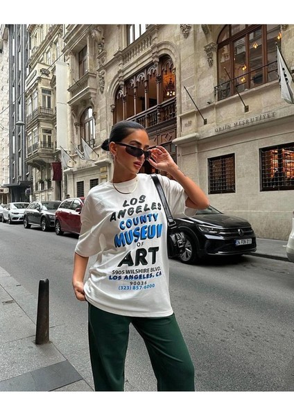 Art Baskılı T-Shirt Eşofman Altı Jogger-Baskılı Alt Üst Eşofman Takım Oversize Bisiklet Yaka fiyatları