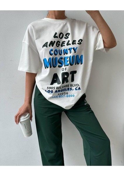 Art Baskılı T-Shirt Eşofman Altı Jogger-Baskılı Alt Üst Eşofman Takım Oversize Bisiklet Yaka modelleri