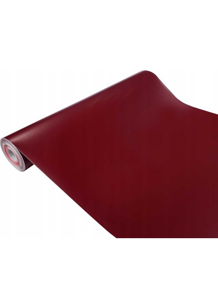 176-1829 Düz Renk Mat Bordo Kendinden Yapışkanlı Folyo ( 45 cm x 1 mt )