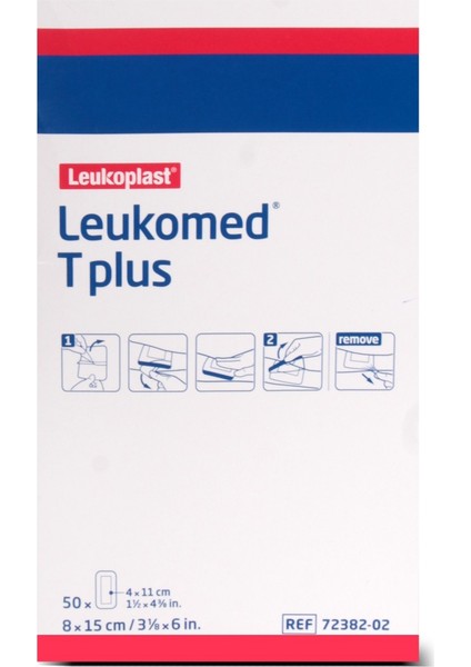 Leukomed T Plus Pedli Transparan Film Yara Örtüsü 8cm x 15CM 50'li fırsatları