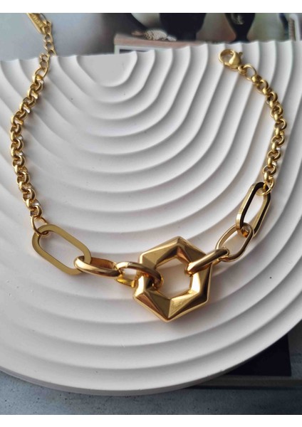 Gold Çelik Bileklik