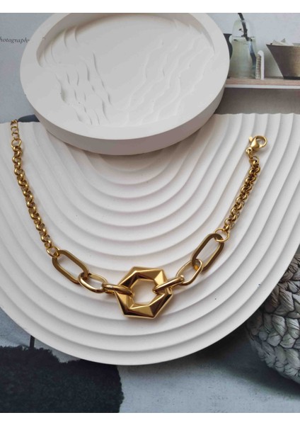 Gold Çelik Bileklik