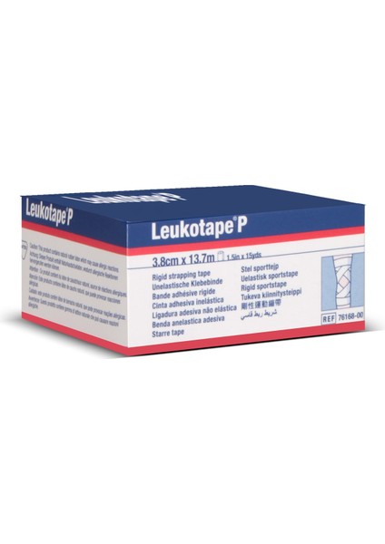 Leukotape P 3,8cm x 13,7m Bsn Rijit Tespit Bandı 0 kg * 0.5 Garan