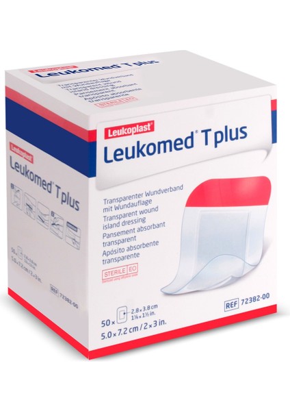 Leukomed T Plus Pedli Transparan Film Yara Örtüsü 5cm x 7,2cm 50'li modelleri