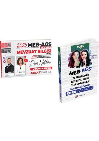 2025 Meb Ags Mevzuat Soru Bankası ve Meb Ags Mevzuat Ders Notları