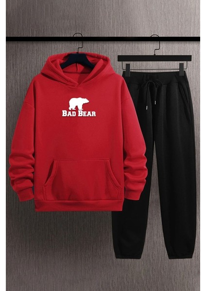 Uygun Tarz Only Trendwear Bear Baskılı Eşofman Takımı