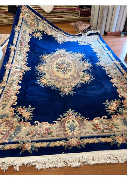 El Dokuma Kabartmalı Orjinal Çin Halısıdır Ebat 350 x 250