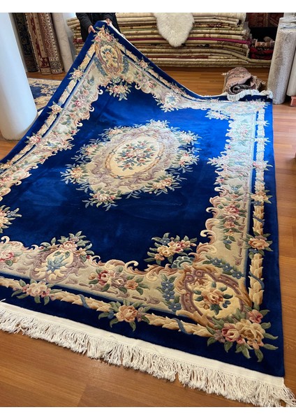 El Dokuma Kabartmalı Orjinal Çin Halısıdır Ebat 350 x 250