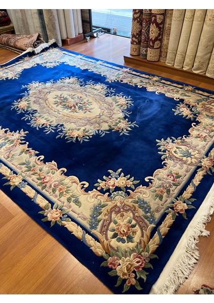 El Dokuma Kabartmalı Orjinal Çin Halısıdır Ebat 350 x 250