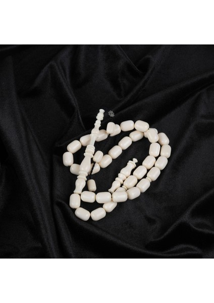 Fil Dişi Kapsül Kesim 9X13 Mm Tesbih - Beyaz