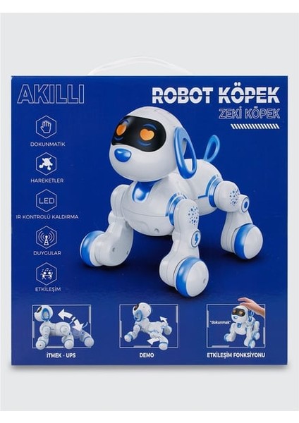 Uzaktan Kumandalı Şarjlı Robot Köpek