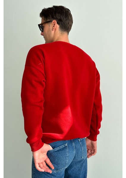 Erkek Bisiklet Yaka Oversize Sweatshirt fırsatları