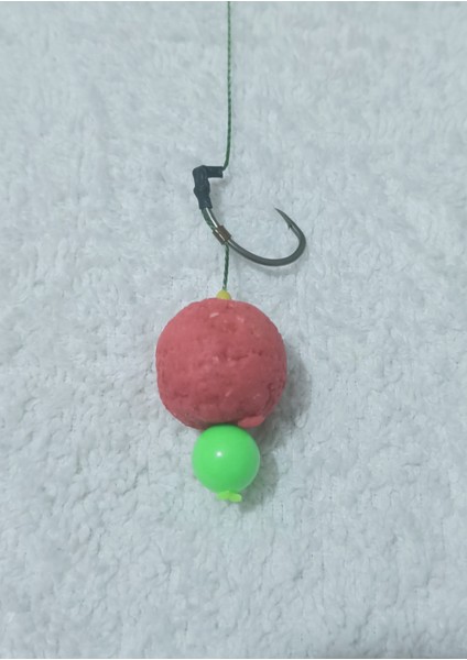 5 Adet Küspelli Boili'li Sazan Rig Takımı ( Çilek Boili )