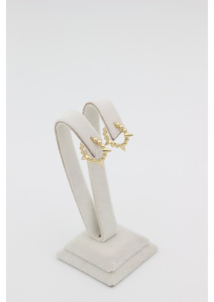 Xupıng Jewelry 14 Ayar Altın Kaplama,by Risa Gold Ok Görünümlü Küpe modelleri