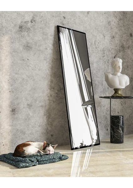 Siyah Dekoratif Boy Aynası 150 x 50 cm Fenomen Ayna fiyatları