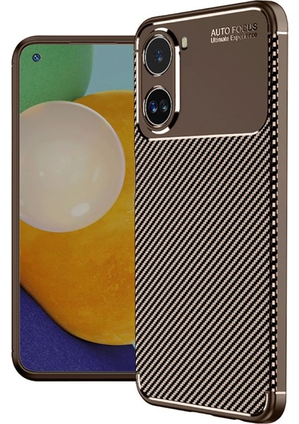 Xiaomi Poco X7 Pro Kılıf Kamera Korumalı Çıkıntılı Karbon Desenli Renk Atmaz Koruyucu Negro Kapak
