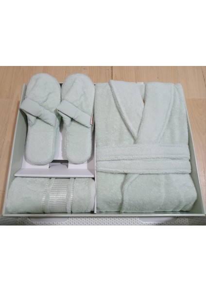 %100 PAMUK/COTTON Colourıst Su Yeşili Banyo Seti (L) ORİJİNAL ÜRÜN
